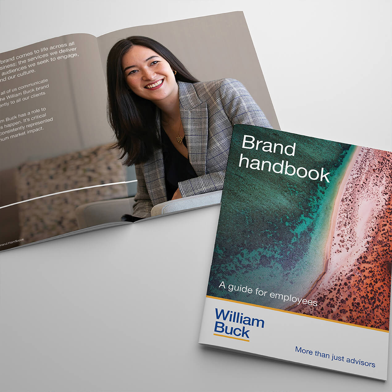 William Buck printed brand book
