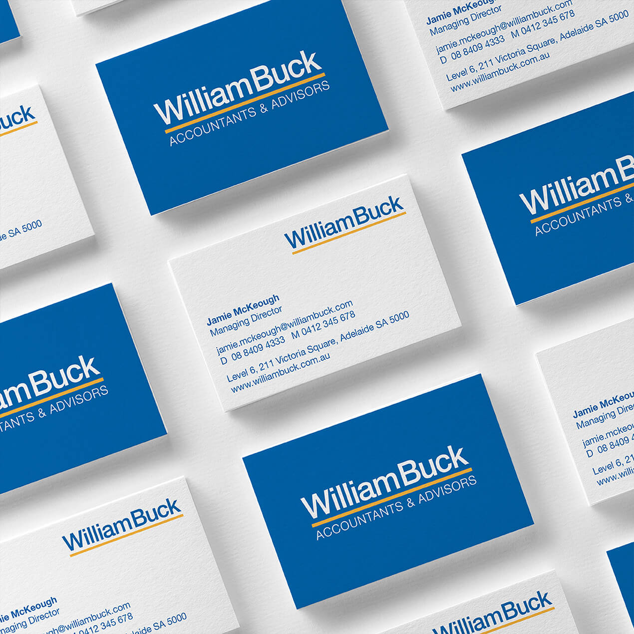 William Buck business cards