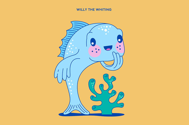 Illustration of Willy Whiting