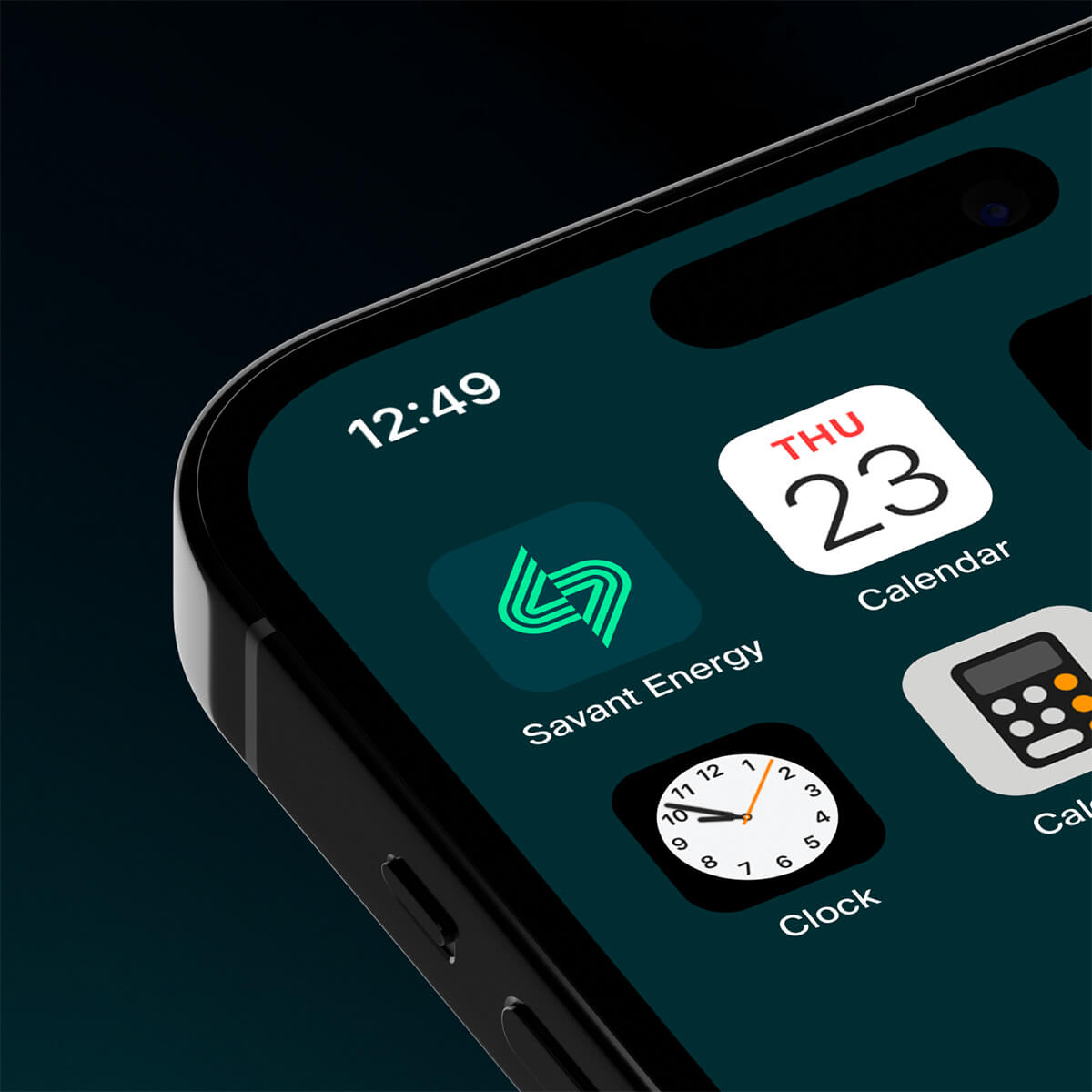 Phone app icon showing the Savant Energy icon