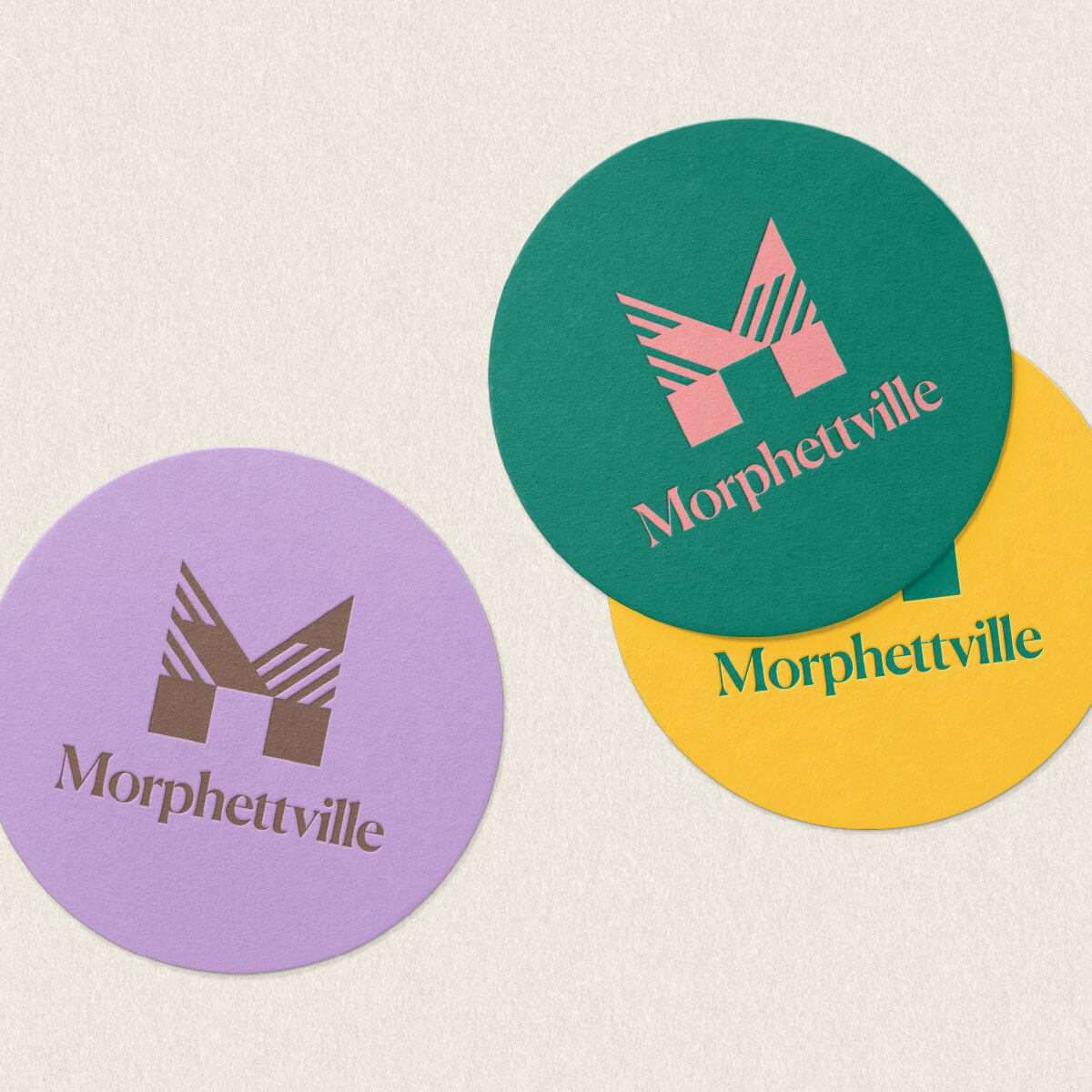 Morphettville branded coasters