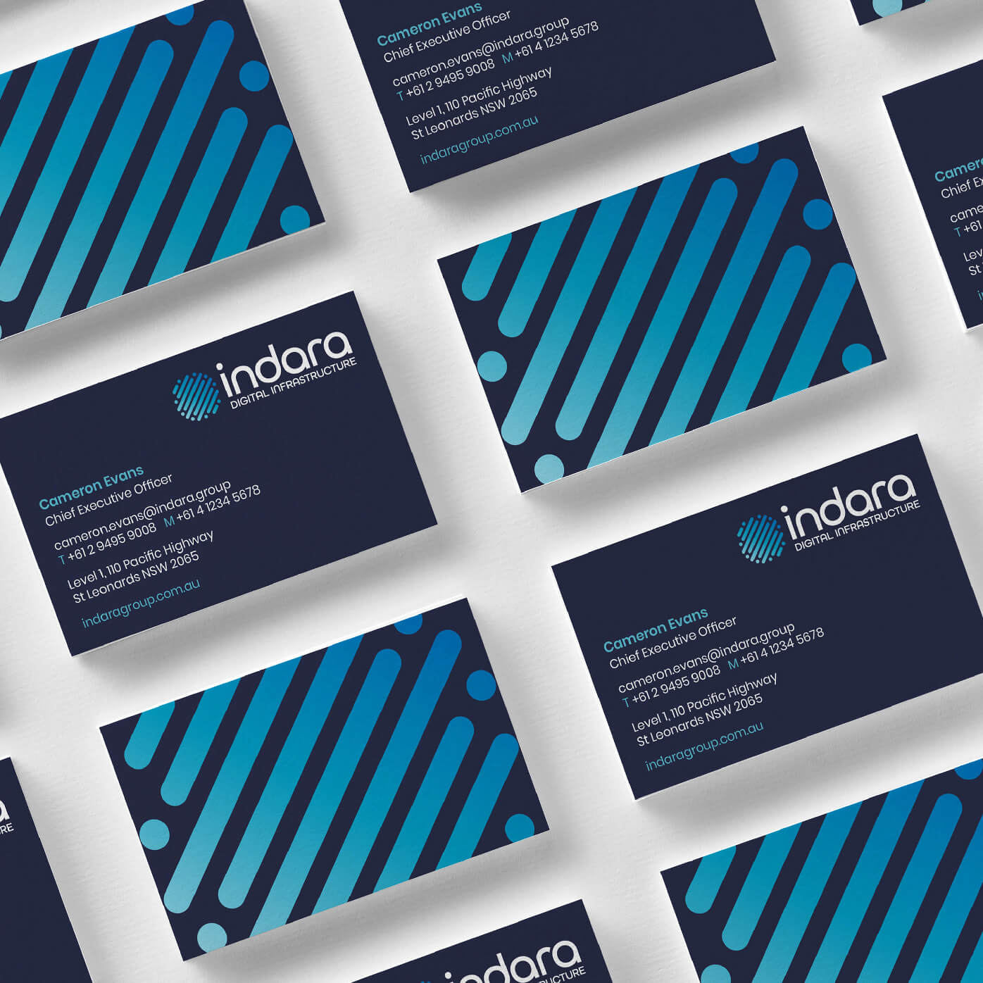 Indara business cards