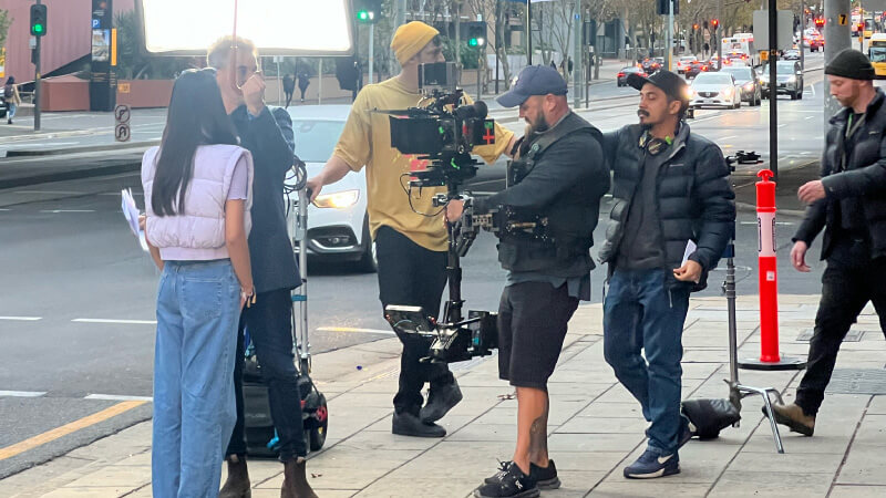 Behind the scenes of the Adelaide University brand film shoot