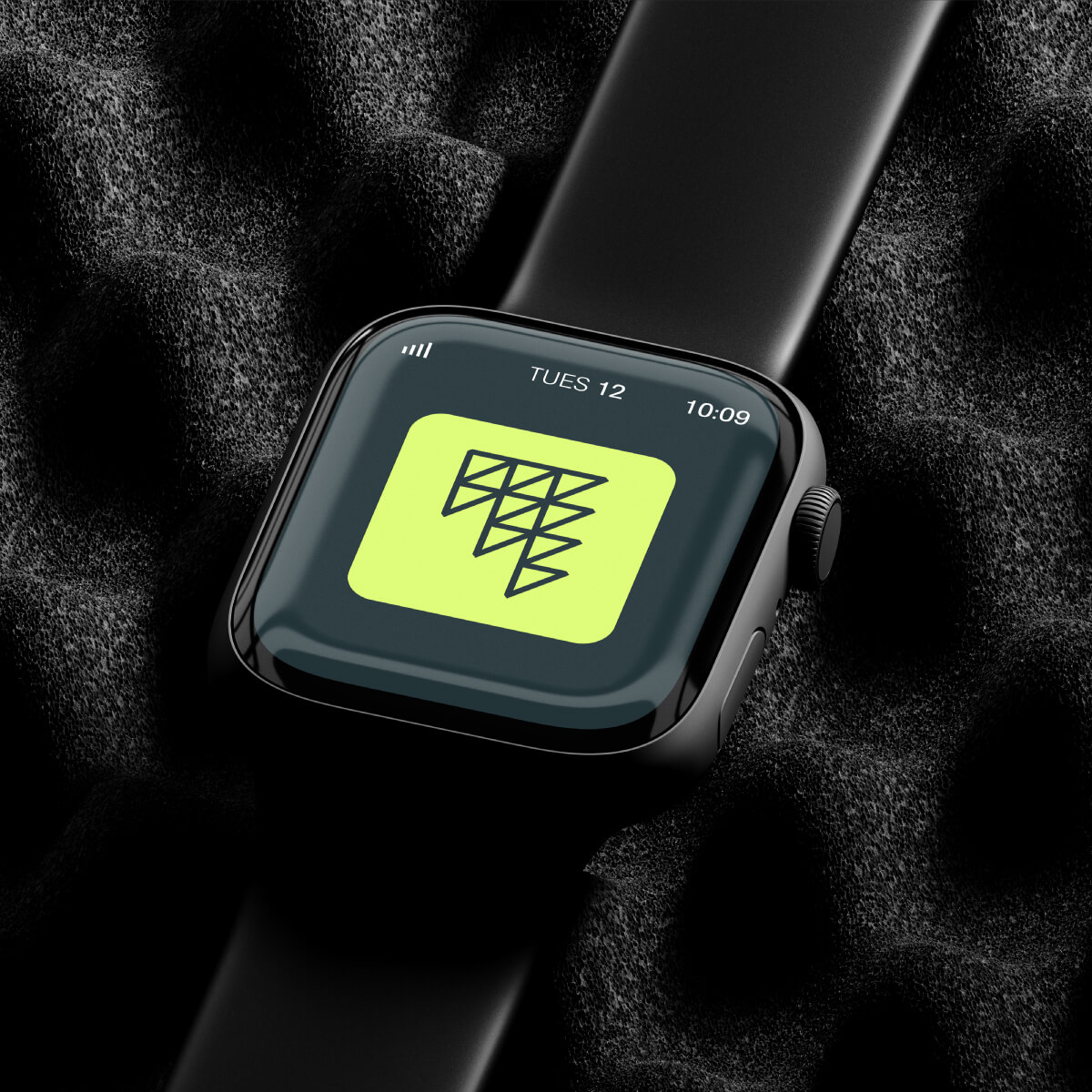 Electranet app displayed on a smart-watch device